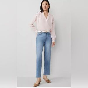 Ann Taylor Light Blue Straight Leg Jeans